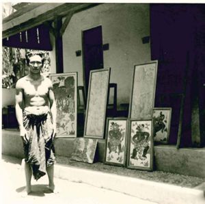 Is sibling of.is brother of > Ida Bagus Made "Poleng"